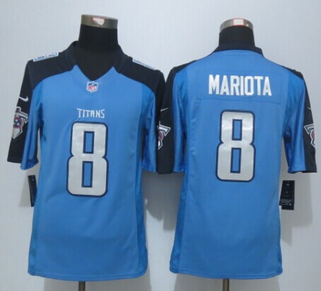 Nike Limited Tennessee Titans #8 Marcus Mariota Blue Jerseys,We sell and wholesale Nike Limited Tennessee Titans #8 Marcus Mariota Blue Jerseys on line form chian!