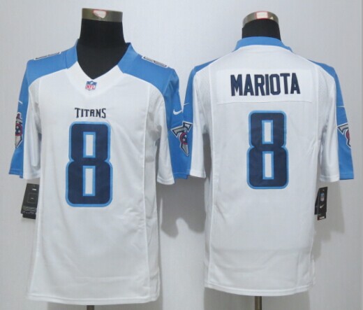 Nike Limited Tennessee Titans #8 Marcus Mariota White Jerseys,We sell and wholesale Nike Limited Tennessee Titans #8 Marcus Mariota White Jerseys on line form chian!