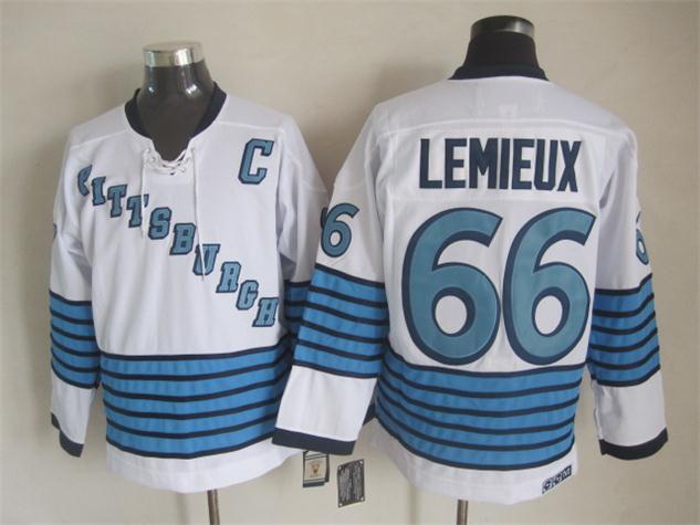 Pittsburgh Penguins #66 Mario Lemieux White-Blue CCM Throwback Jerseys,We sell and wholesale Pittsburgh Penguins #66 Mario Lemieux White-Blue CCM Throwback Jerseys on line form chian!
