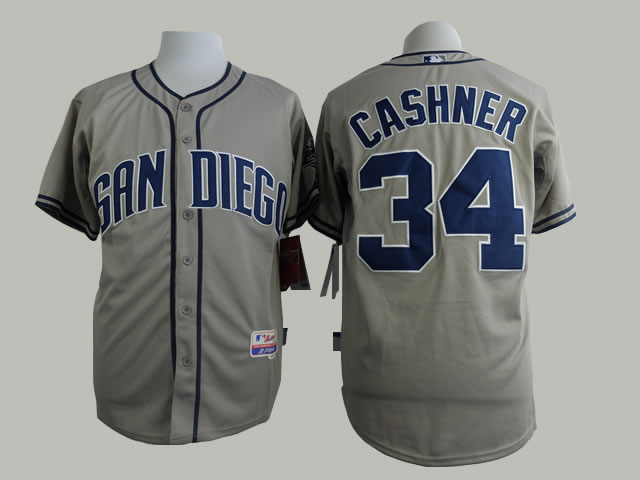 San Diego Padres #34 Cashner Gray Jersey,We sell and wholesale San Diego Padres #34 Cashner Gray Jersey on line form chian!