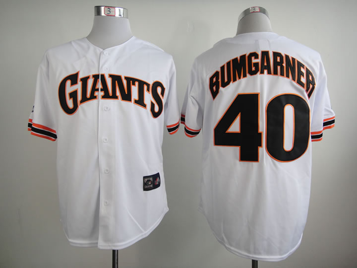 San Francisco Giants #40 Madison Bumgarner White Throwback Jersey,We sell and wholesale San Francisco Giants #40 Madison Bumgarner White Throwback Jersey on line form chian!