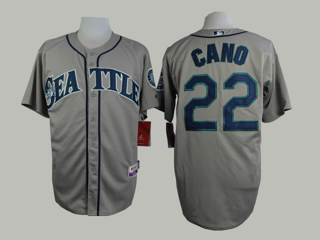 Seattle Mariners #22 Cano Gray Cool Base Jersey,We sell and wholesale Seattle Mariners #22 Cano Gray Cool Base Jersey on line form chian!