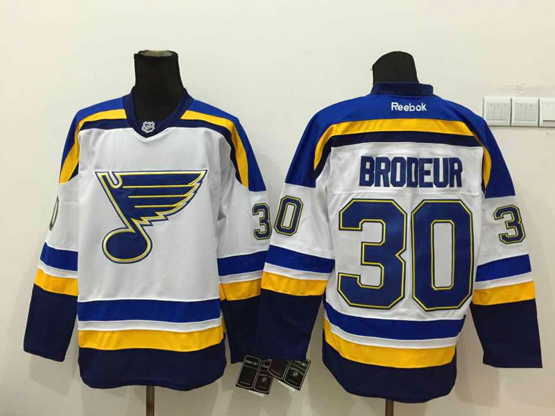 St. Louis Blues #30 Martin Brodeur 2014 White Jerseys,We sell and wholesale St. Louis Blues #30 Martin Brodeur 2014 White Jerseys on line form chian!