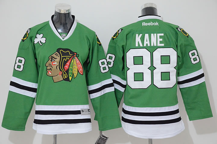 Youth Chicago Blackhawks #88 Patrick Kane Green Jerseys,We sell and wholesale Youth Chicago Blackhawks #88 Patrick Kane Green Jerseys on line form chian!