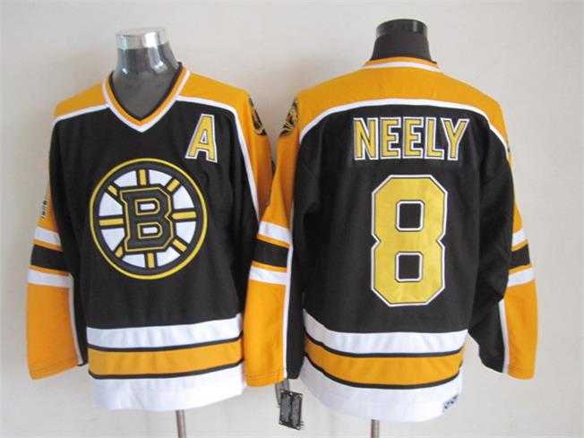 Boston Bruins #8 Cam Neely Black-Yellow CCM Throwback Jerseys,We sell and wholesale Boston Bruins #8 Cam Neely Black-Yellow CCM Throwback Jerseys on line form chian!