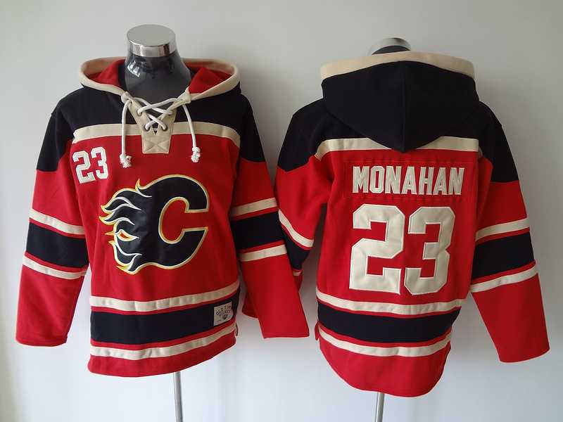 Calgary Flames #23 Sean Monahan Red Hoodie,We sell and wholesale Calgary Flames #23 Sean Monahan Red Hoodie on line form chian!