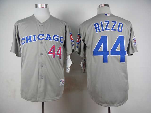 Chicago Cubs #44 Anthony Rizzo Gray 1990 Throwback Jerseys,We sell and wholesale Chicago Cubs #44 Anthony Rizzo Gray 1990 Throwback Jerseys on line form chian!