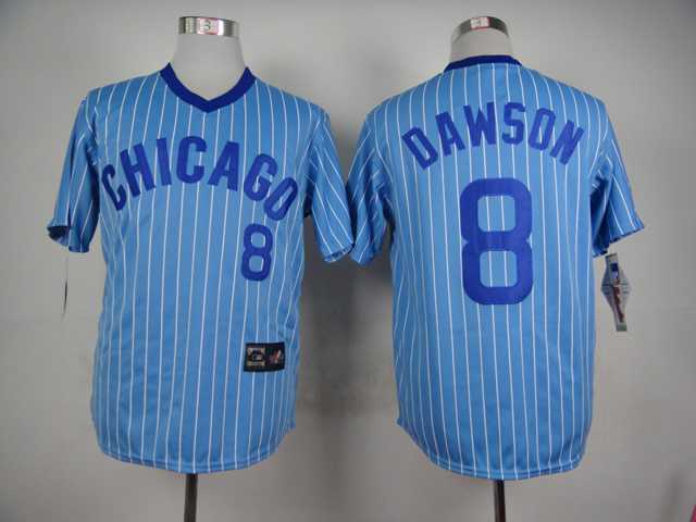 Chicago Cubs #8 Andre Dawson Blue Pinstripe Throwback Pullover Jerseys,We sell and wholesale Chicago Cubs #8 Andre Dawson Blue Pinstripe Throwback Pullover Jerseys on line form chian!