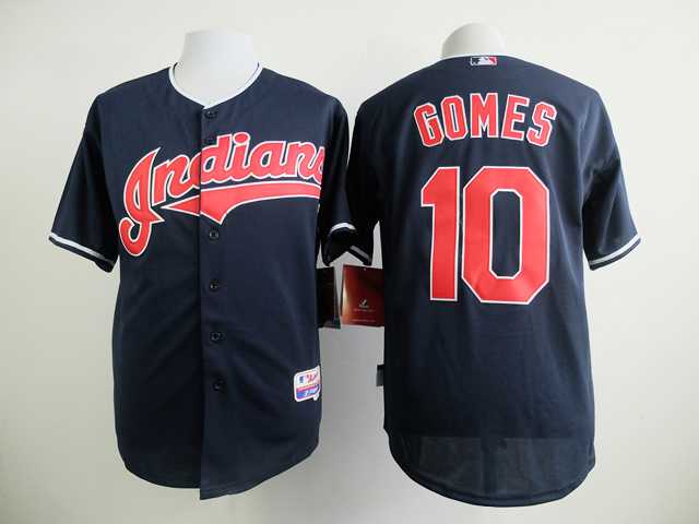 Cleveland Indians #10 Yan Gomes Dark Blue Cool Base Jerseys,We sell and wholesale Cleveland Indians #10 Yan Gomes Dark Blue Cool Base Jerseys on line form chian!
