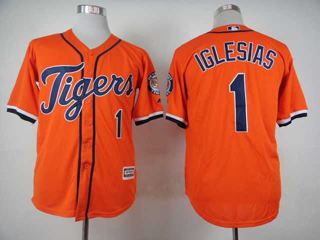 Detroit Tigers #1 Jose Lglesias Orange Cool Base Jerseys,We sell and wholesale Detroit Tigers #1 Jose Lglesias Orange Cool Base Jerseys on line form chian!