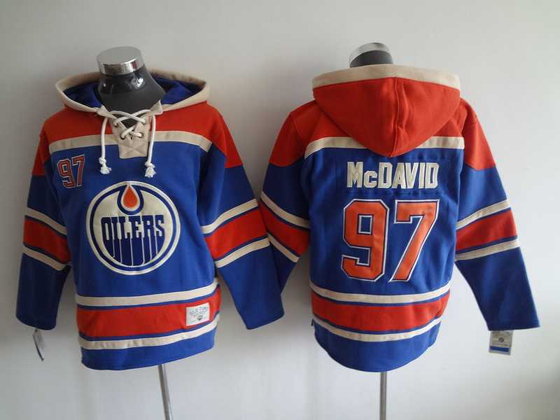 Edmonton Oilers #97 Connor McDavid Blue Hoodie,We sell and wholesale Edmonton Oilers #97 Connor McDavid Blue Hoodie on line form chian!