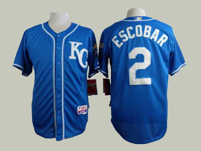 Kansas City Royals #2 Alcides Escobar Blue Cool Base Jerseys,We sell and wholesale Kansas City Royals #2 Alcides Escobar Blue Cool Base Jerseys on line form chian!