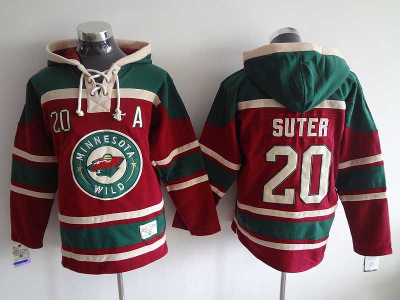 Minnesota Wilds #20 Ryan Suter Red Hoodie,We sell and wholesale Minnesota Wilds #20 Ryan Suter Red Hoodie on line form chian!