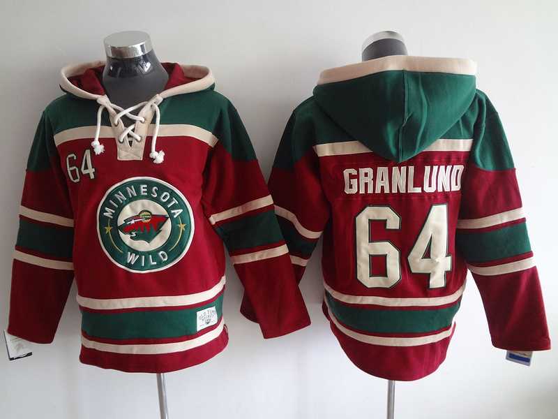 Minnesota Wilds #64 Mikael Granlund Red Hoodie,We sell and wholesale Minnesota Wilds #64 Mikael Granlund Red Hoodie on line form chian!