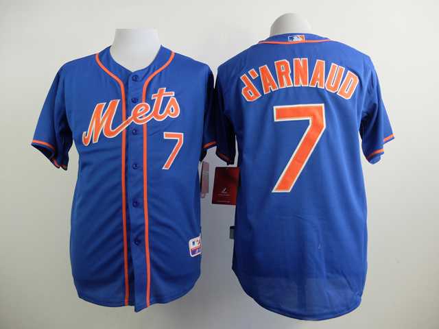 New York Mets #7 Travis D'Arnaud Blue Cool Base Jerseys,We sell and wholesale New York Mets #7 Travis D'Arnaud Blue Cool Base Jerseys on line form chian!