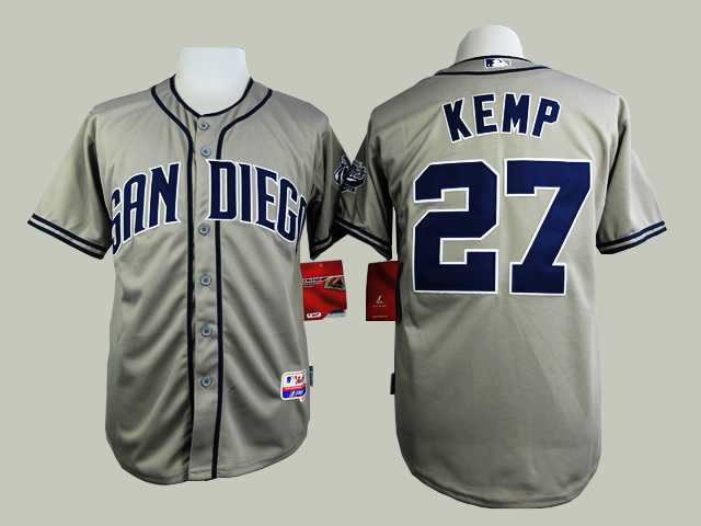 San Diego Padres #27 Matt Kemp Gray Cool Base Jerseys,We sell and wholesale San Diego Padres #27 Matt Kemp Gray Cool Base Jerseys on line form chian!