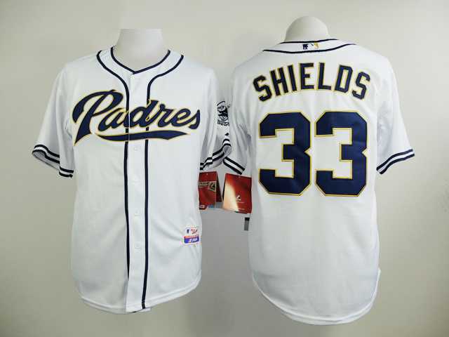 San Diego Padres #33 James Shields White Cool Base Jerseys,We sell and wholesale San Diego Padres #33 James Shields White Cool Base Jerseys on line form chian!