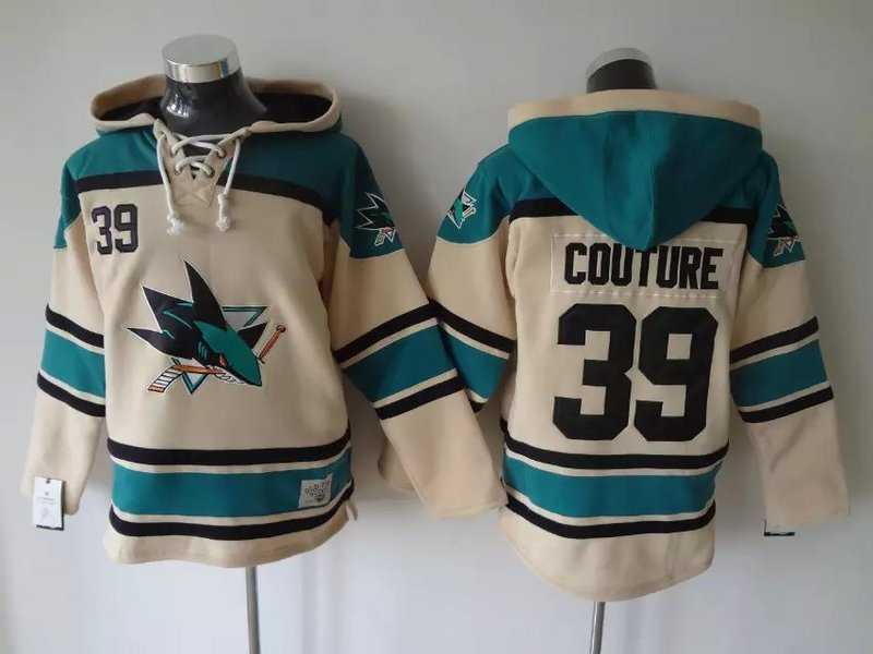 San Jose Sharks #39 Logan Couture Cream Hoodie,We sell and wholesale San Jose Sharks #39 Logan Couture Cream Hoodie on line form chian!