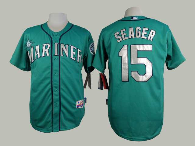 Seattle Mariners #15 Kyle Seager Green Cool Base Jerseys,We sell and wholesale Seattle Mariners #15 Kyle Seager Green Cool Base Jerseys on line form chian!