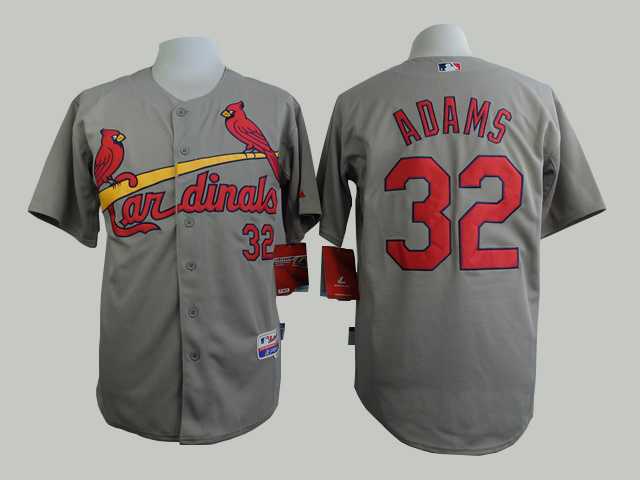 St. Louis Cardinals #32 Matt Adanms Gray Cool Base Jerseys,We sell and wholesale St. Louis Cardinals #32 Matt Adanms Gray Cool Base Jerseys on line form chian!