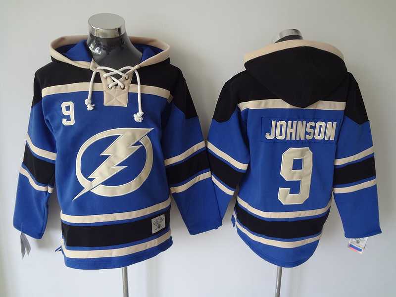 Tampa Bay Lightning #9 Tyler Johnson Blue Hoodie,We sell and wholesale Tampa Bay Lightning #9 Tyler Johnson Blue Hoodie on line form chian!