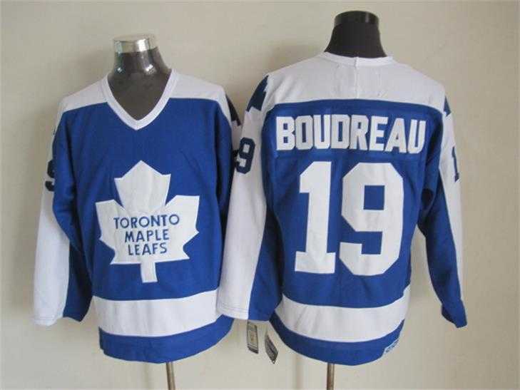 Toronto Maple Leafs #19 Bruce Boudreau Blue-White CCM Throwback Jerseys,We sell and wholesale Toronto Maple Leafs #19 Bruce Boudreau Blue-White CCM Throwback Jerseys on line form chian!