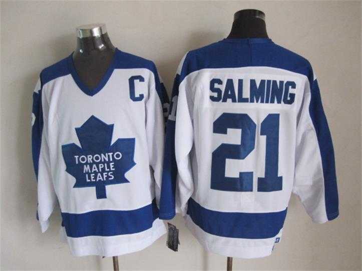 Toronto Maple Leafs #21 Borje Salming White-Blue CCM Throwback Jerseys,We sell and wholesale Toronto Maple Leafs #21 Borje Salming White-Blue CCM Throwback Jerseys on line form chian!