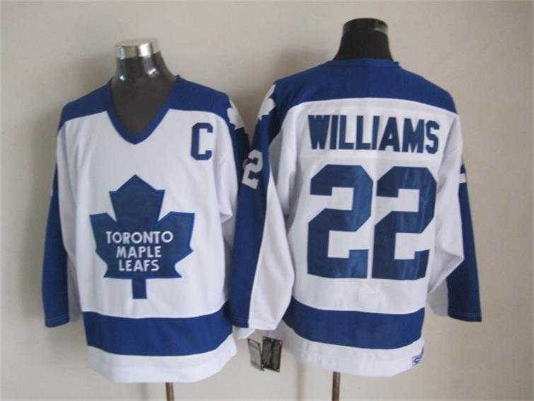 Toronto Maple Leafs #22 Tiger Williams White-Blue CCM Throwback Jerseys,We sell and wholesale Toronto Maple Leafs #22 Tiger Williams White-Blue CCM Throwback Jerseys on line form chian!