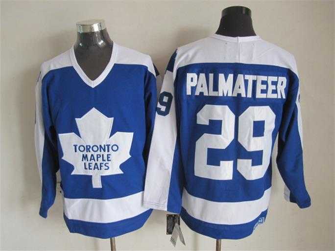 Toronto Maple Leafs #29 Mike Palmateer Blue-White CCM Throwback Jerseys,We sell and wholesale Toronto Maple Leafs #29 Mike Palmateer Blue-White CCM Throwback Jerseys on line form chian!