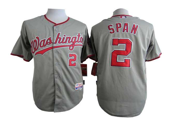 Washington Nationals #2 Denard Span Gray Cool Base Jerseys,We sell and wholesale Washington Nationals #2 Denard Span Gray Cool Base Jerseys on line form chian!