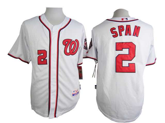 Washington Nationals #2 Denard Span White Cool Base Jerseys,We sell and wholesale Washington Nationals #2 Denard Span White Cool Base Jerseys on line form chian!