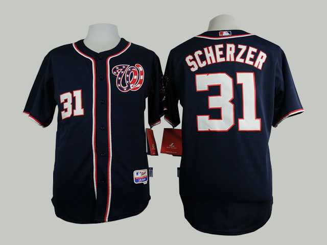 Washington Nationals #31 #31 Max Scherzer Dark Blue Cool Base Jerseys,We sell and wholesale Washington Nationals #31 #31 Max Scherzer Dark Blue Cool Base Jerseys on line form chian!