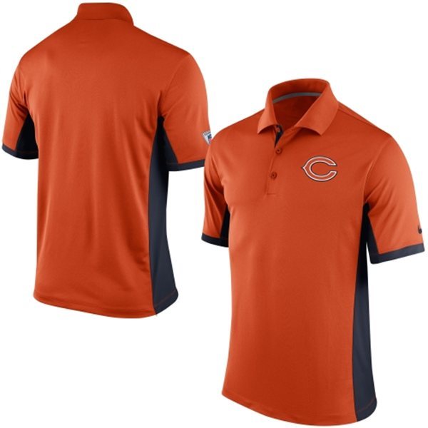 Chicago Bears Team Logo Orange Polo Shirt,We sell and wholesale Chicago Bears Team Logo Orange Polo Shirt on line form chian!