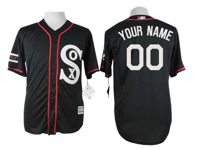 Customized Chicago White Sox MLB Jersey-Men's Stitched 2015 Black Cool Base Baseball Jersey,We sell and wholesale Customized Chicago White Sox MLB Jersey-Men's Stitched 2015 Black Cool Base Baseball Jersey on line form chian!