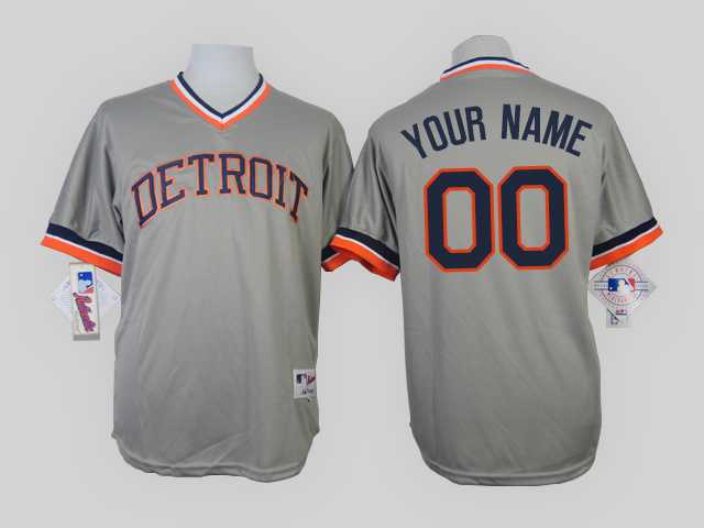 Customized Detroit Tigers MLB Jerseys-Men's Stitched 1984 Turn Back The Clock Gray Jersey,We sell and wholesale Customized Detroit Tigers MLB Jerseys-Men's Stitched 1984 Turn Back The Clock Gray Jersey on line form chian!