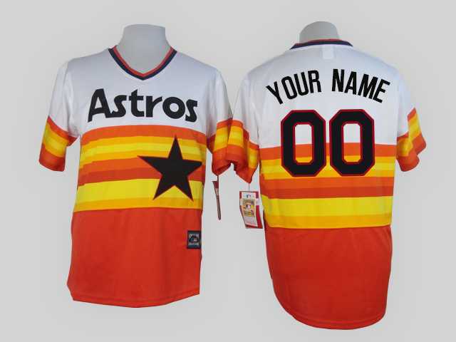 Customized Houston Astros MLB Jerseys-Men's Stitched Turn Back The Clock Rainbow Color Jersey,We sell and wholesale Customized Houston Astros MLB Jerseys-Men's Stitched Turn Back The Clock Rainbow Color Jersey on line form chian!