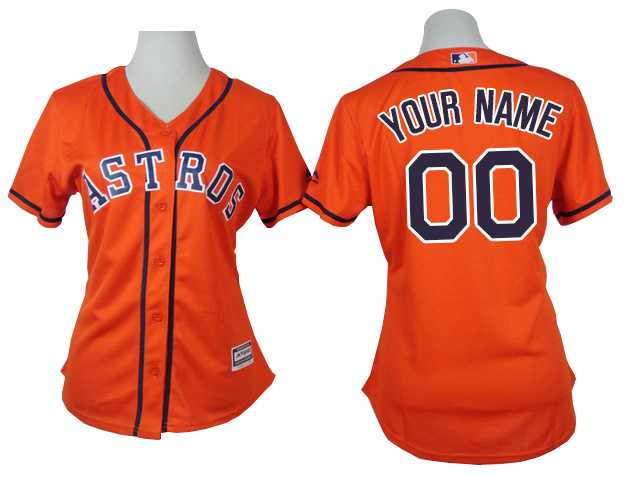 Customized Houston Astros MLB Jerseys-Women's Stitched 2015 Orange Cool Base Baseball Jersey,We sell and wholesale Customized Houston Astros MLB Jerseys-Women's Stitched 2015 Orange Cool Base Baseball Jersey on line form chian!