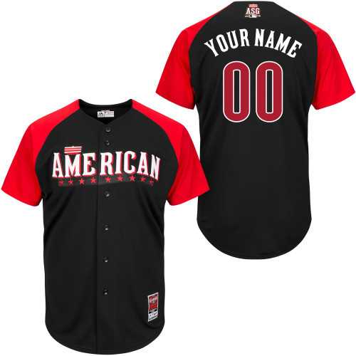 Customized MLB American League 2015 All-Star Stitched Black Jerseys,We sell and wholesale Customized MLB American League 2015 All-Star Stitched Black Jerseys on line form chian!
