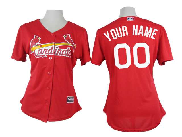 Customized St. Louis Cardinals MLB Jerseys-Women's Stitched 2015 Red Cool Base Baseball Jersey,We sell and wholesale Customized St. Louis Cardinals MLB Jerseys-Women's Stitched 2015 Red Cool Base Baseball Jersey on line form chian!