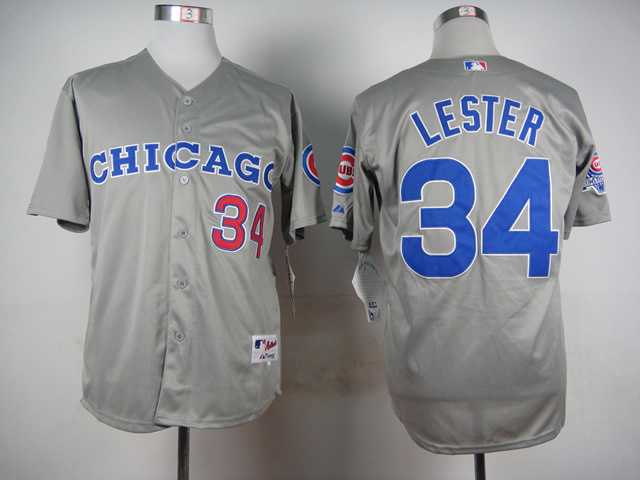 Chicago Cubs #34 Jon Lester Gray 1990 Throwback Cool Base Jerseys,We sell and wholesale Chicago Cubs #34 Jon Lester Gray 1990 Throwback Cool Base Jerseys on line form chian!