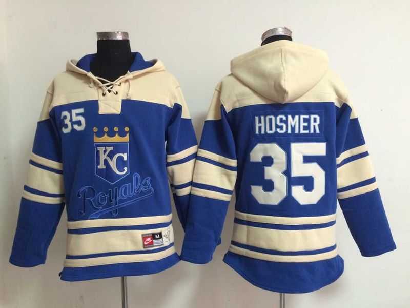 Kansas City Royals #35 Eric Hosmer Blue Hoodie,We sell and wholesale Kansas City Royals #35 Eric Hosmer Blue Hoodie on line form chian!