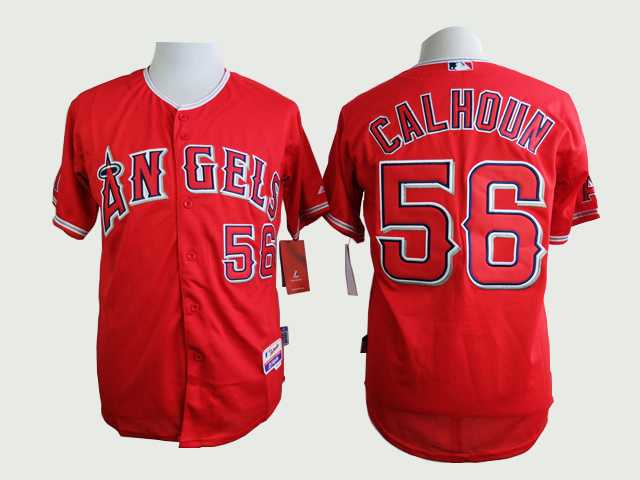 Los Angeles Angels Of Anaheim #56 Kole Calhoun Red Cool Base Jerseys,We sell and wholesale Los Angeles Angels Of Anaheim #56 Kole Calhoun Red Cool Base Jerseys on line form chian!