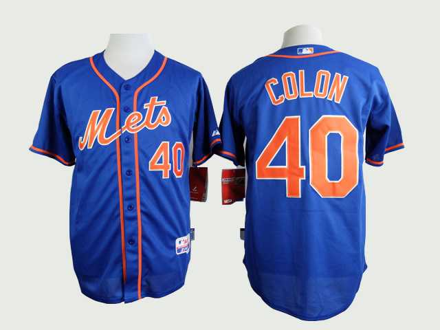New York Mets #40 Colon Blue With Orange Cool Base Jerseys,We sell and wholesale New York Mets #40 Colon Blue With Orange Cool Base Jerseys on line form chian!