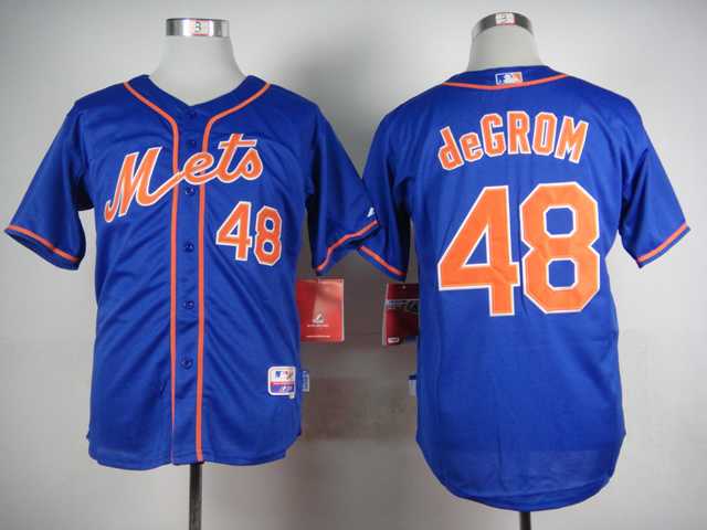 New York Mets #48 Jacob Degrom Blue With Orange Cool Base Jerseys,We sell and wholesale New York Mets #48 Jacob Degrom Blue With Orange Cool Base Jerseys on line form chian!