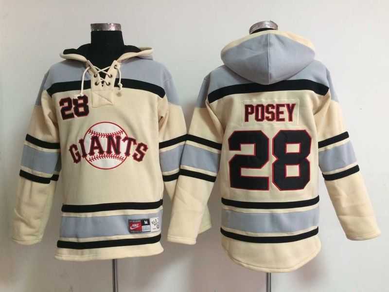 San Francisco Giants #28 Buster Posey Cream Hoodie,We sell and wholesale San Francisco Giants #28 Buster Posey Cream Hoodie on line form chian!