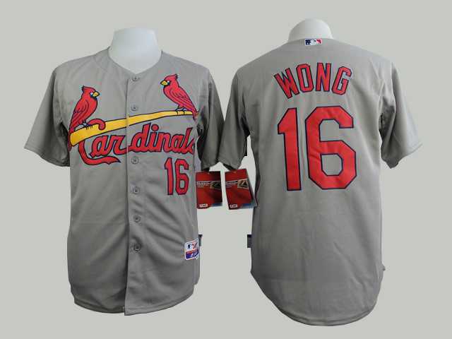 St. Louis Cardinals #16 Kolten Wong Gray Cool Base Jerseys,We sell and wholesale St. Louis Cardinals #16 Kolten Wong Gray Cool Base Jerseys on line form chian!