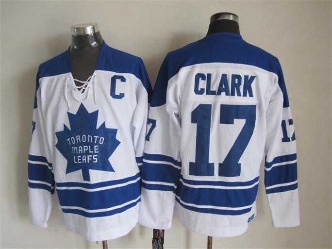 Toronto Maple Leafs #17 Wendel Clark White CCM Throwback Jerseys,We sell and wholesale Toronto Maple Leafs #17 Wendel Clark White CCM Throwback Jerseys on line form chian!