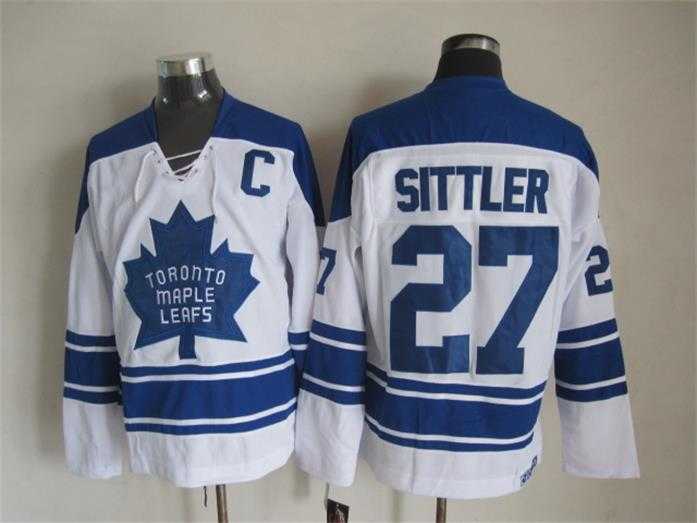 Toronto Maple Leafs #27 Darryl Sittler White CCM Throwback Jerseys,We sell and wholesale Toronto Maple Leafs #27 Darryl Sittler White CCM Throwback Jerseys on line form chian!