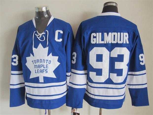 Toronto Maple Leafs #93 Doug Gilmour Blue CCM Throwback Jerseys,We sell and wholesale Toronto Maple Leafs #93 Doug Gilmour Blue CCM Throwback Jerseys on line form chian!