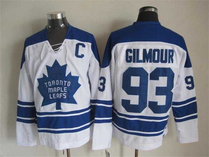 Toronto Maple Leafs #93 Doug Gilmour White CCM Throwback Jerseys,We sell and wholesale Toronto Maple Leafs #93 Doug Gilmour White CCM Throwback Jerseys on line form chian!